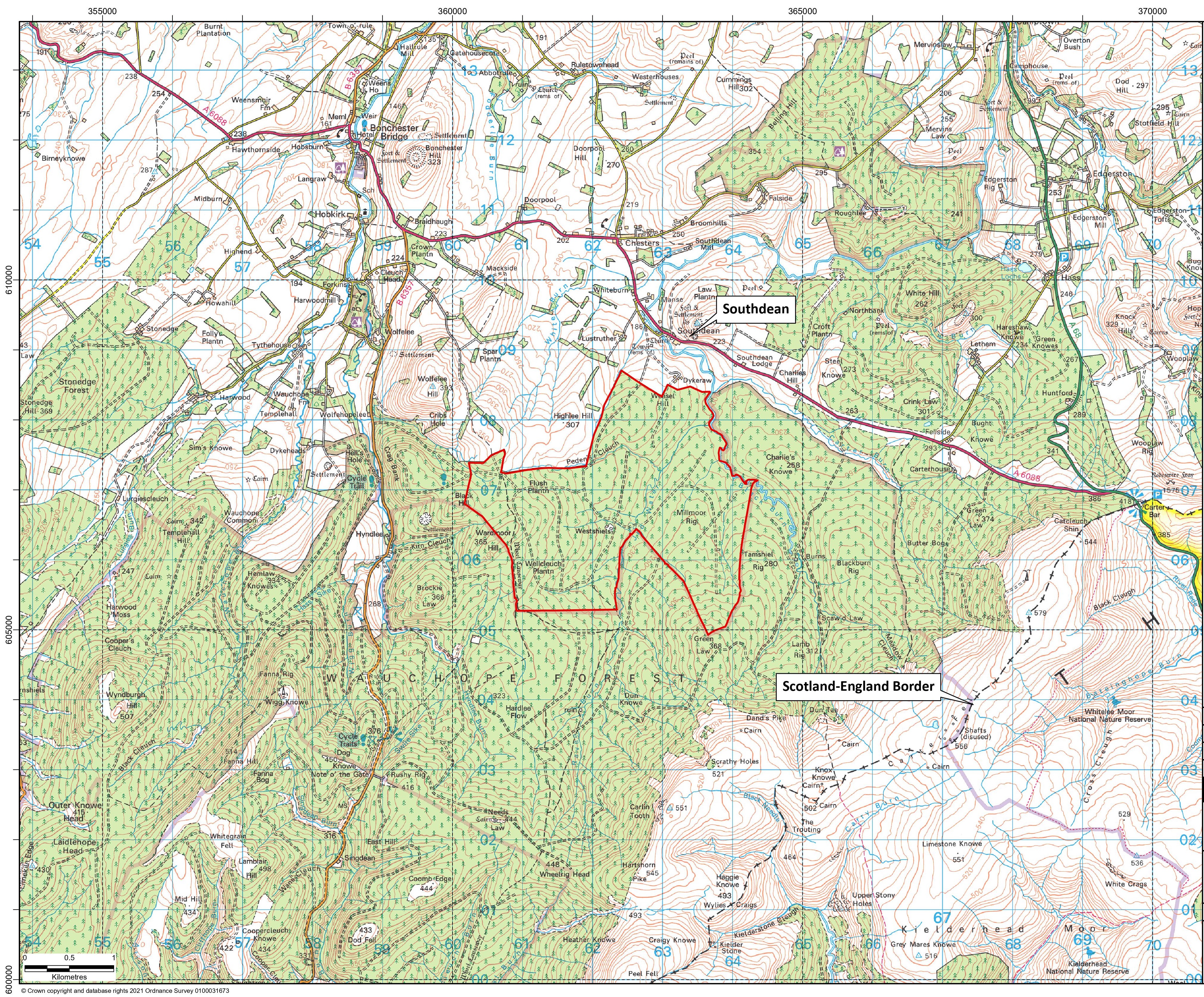 Millmoor Rig Site Location Plan