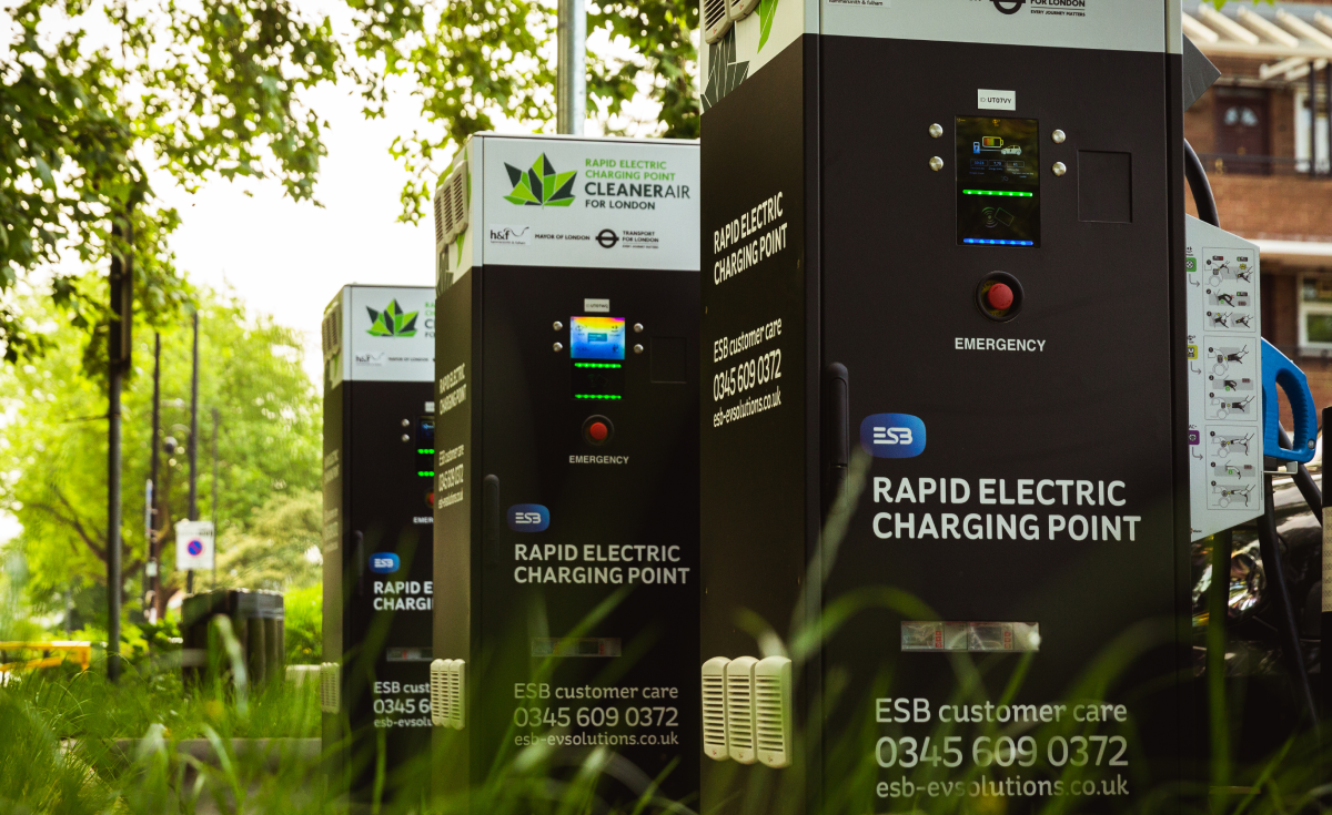 ESB Energy chargers in London