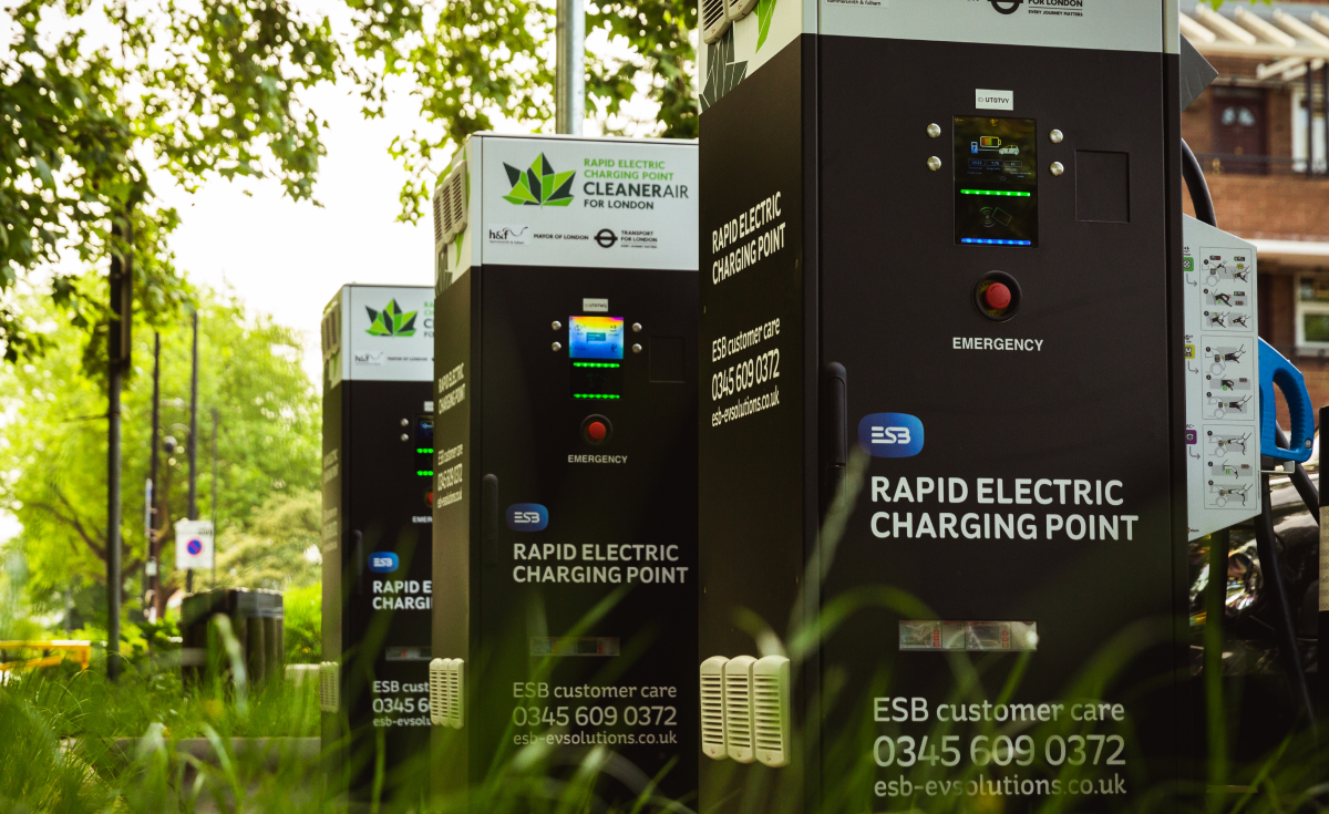 ESB Energy 300 new rapid electric vehicle charging points in London
